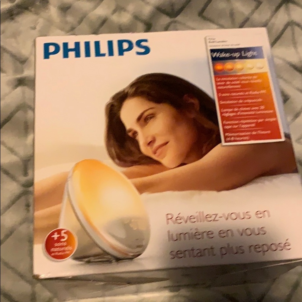 Philips wake up light and digital alarm clock
